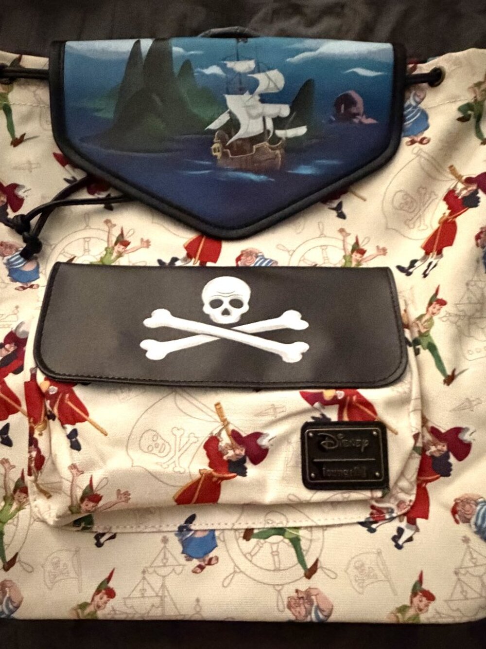 Disney Peter Pan Captain Hook Pirate Rucksack Exclusive Backpack